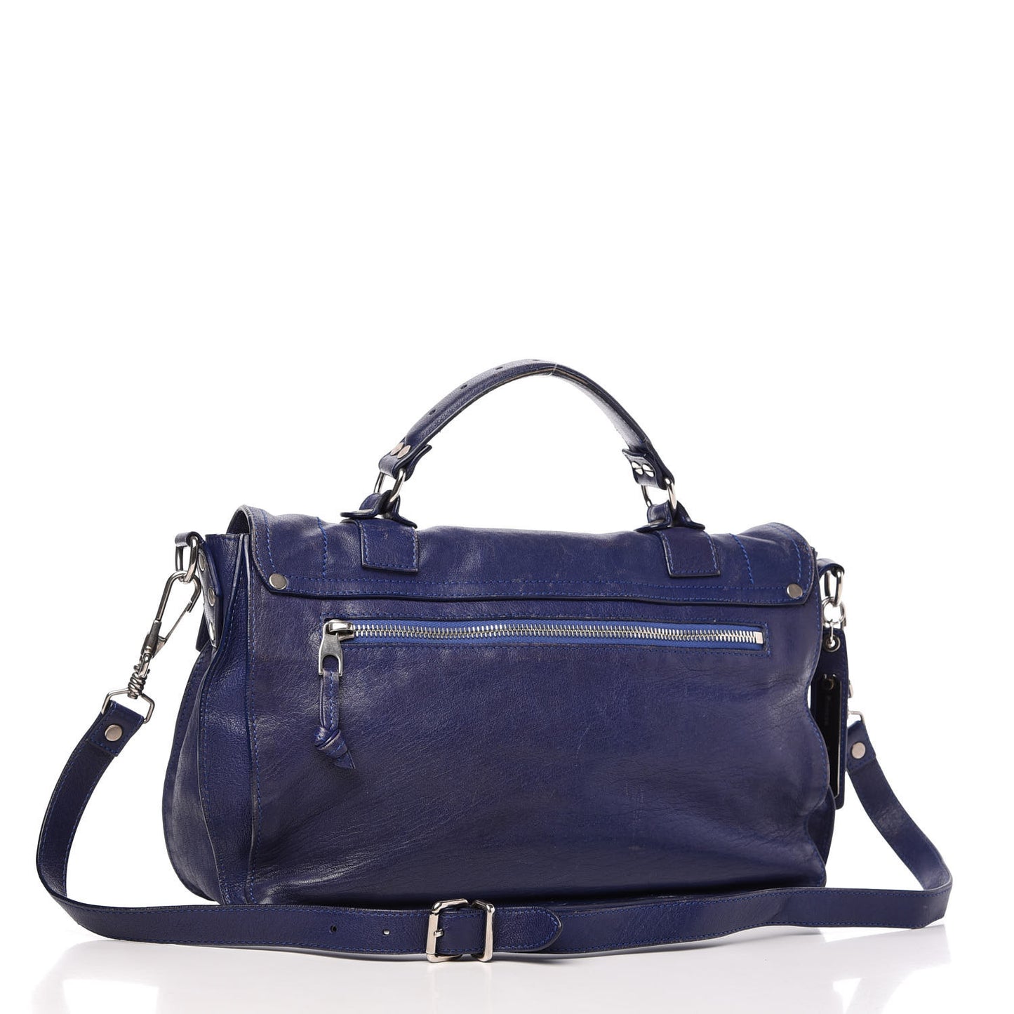 Lambskin Medium PS1 Satchel Cobalt Blue