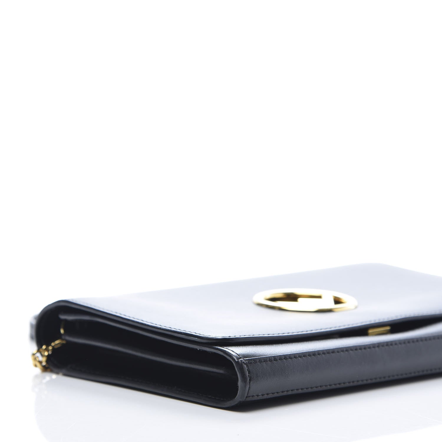 Fendi Vitello Liberty Lucido F is Fendi Wallet on Chain Black 6 of 11