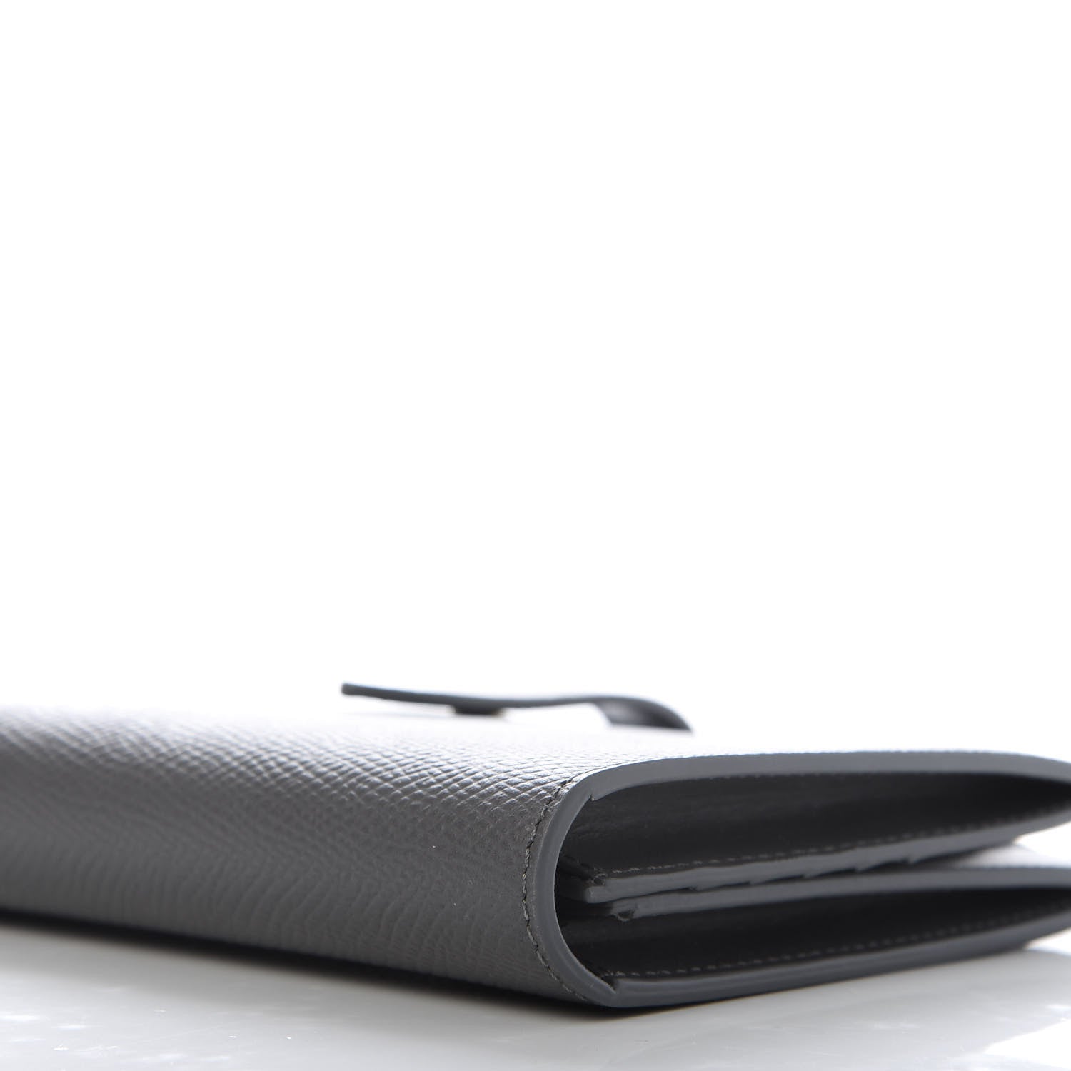 Celine Grained Calfskin Large Multifunction Strap Wallet Grey 7 of 10