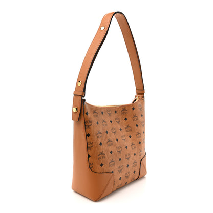 MCM Visetos Medium Klara Hobo Cognac 3 of 9