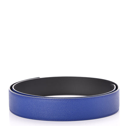 Hermes Epsom Swift 42mm Belt Strap 100 Bleu Electrique Black 2 of 4