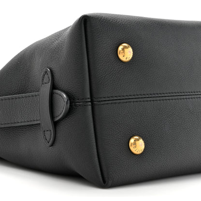 Louis Vuitton Grained Calfskin Low Key Hobo PM Black 10 of 15