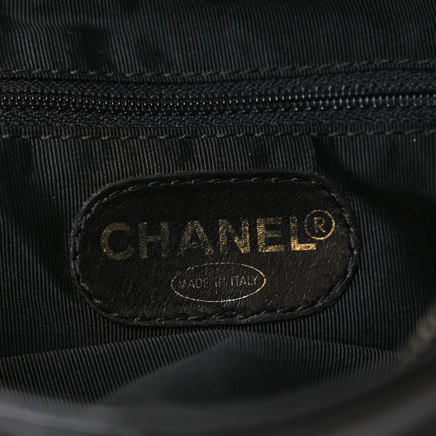 Chanel Lambskin CC Stitched Tote Black 6 of 10