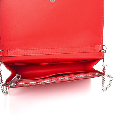 Givenchy Sugar Goatskin Pandora Chain Wallet Red 5 of 10