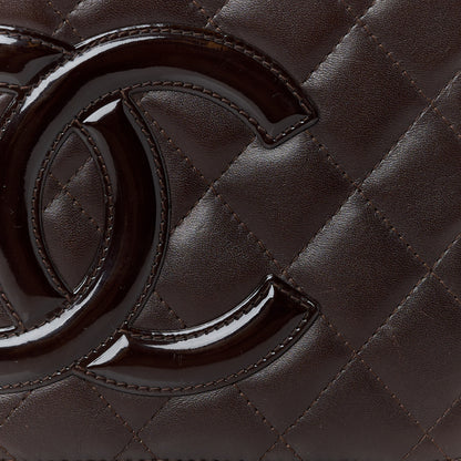 Chanel Calfskin Cambon Zip Around Organizer Wallet Brown 10 of 12