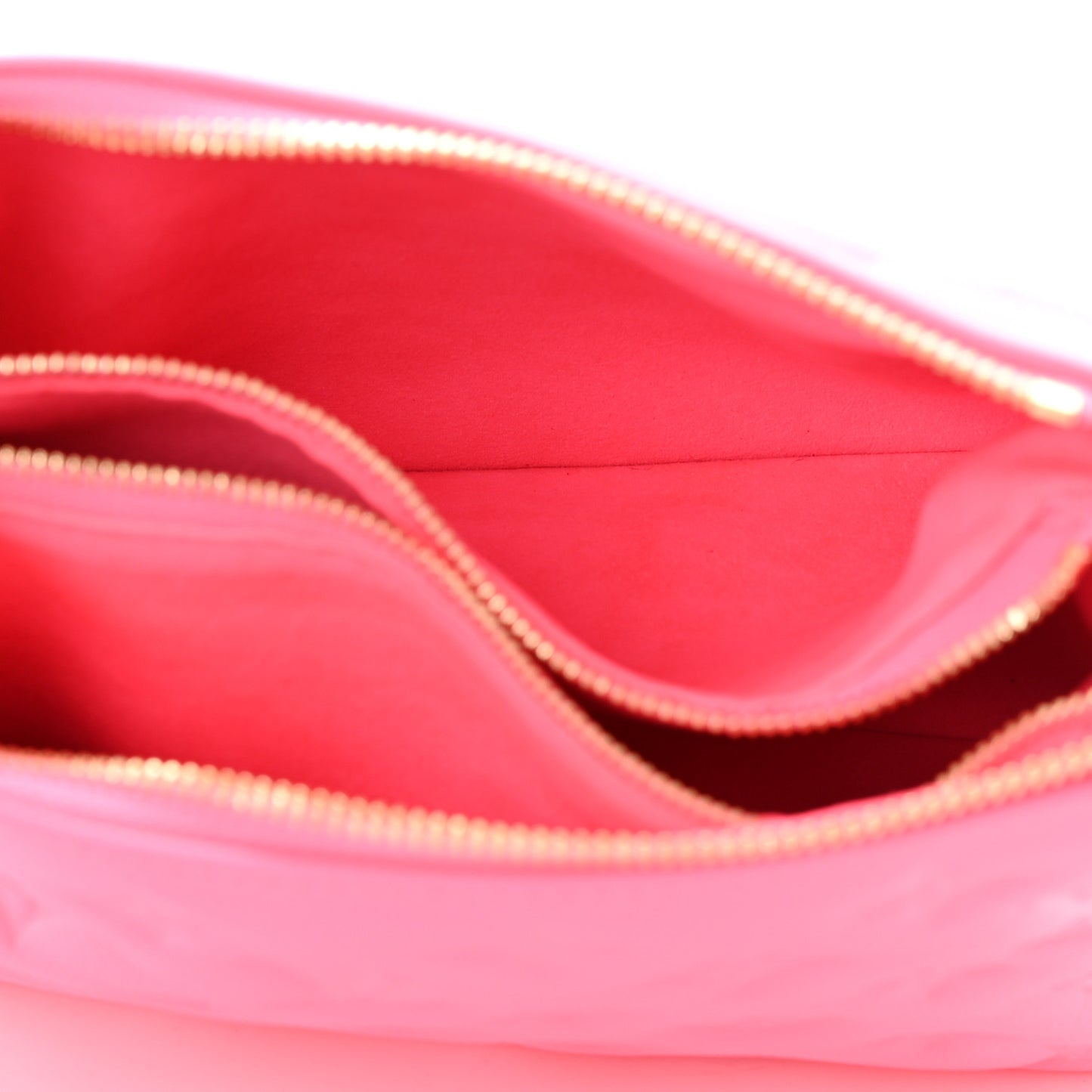 Calfskin Embossed Monogram Coussin BB Rose Fluo