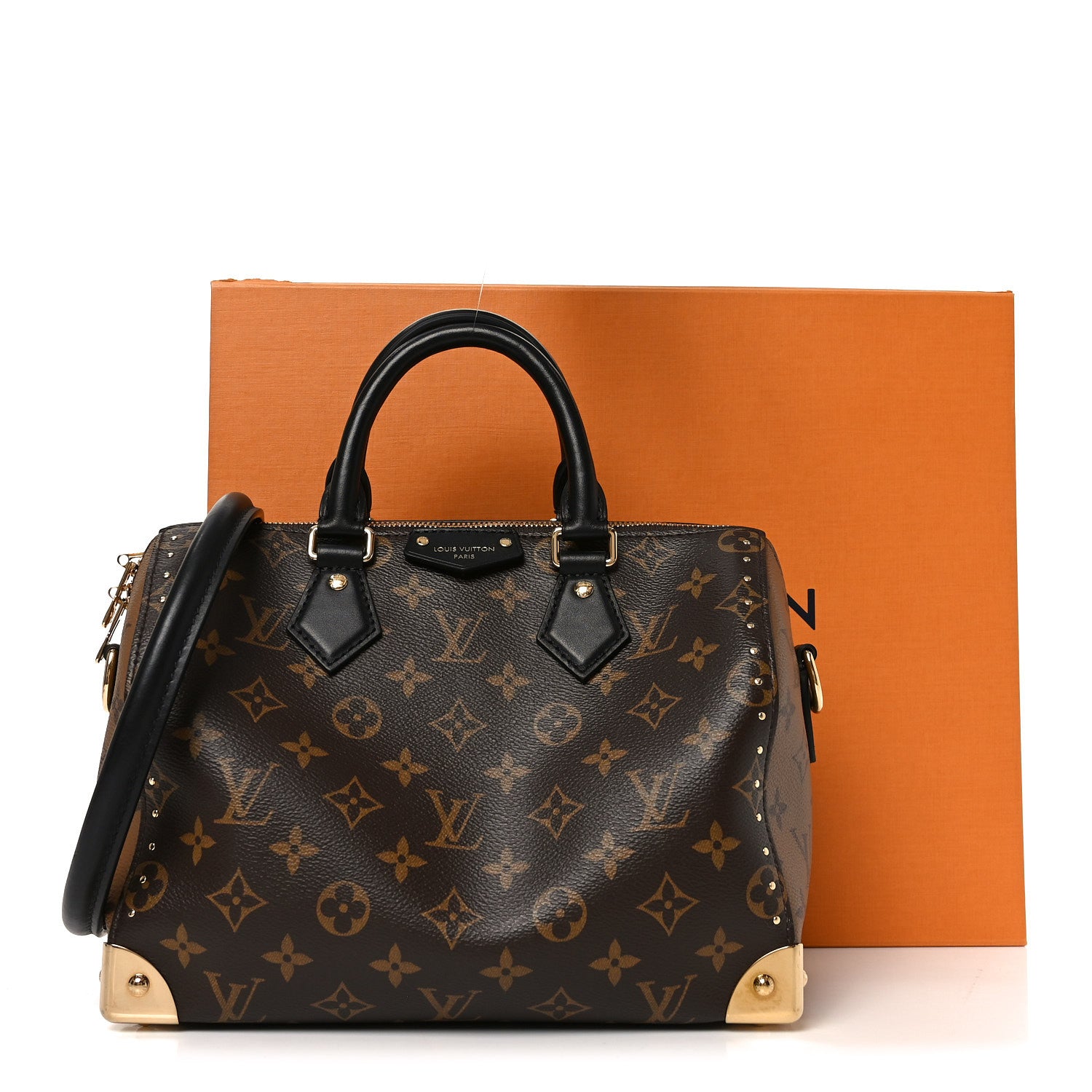 Louis Vuitton Reverse Monogram Speedy Trunk 25 9 of 9