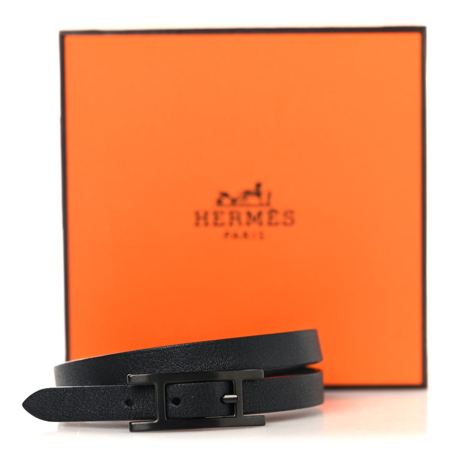 Epsom Behapi Double Tour Bracelet Black
