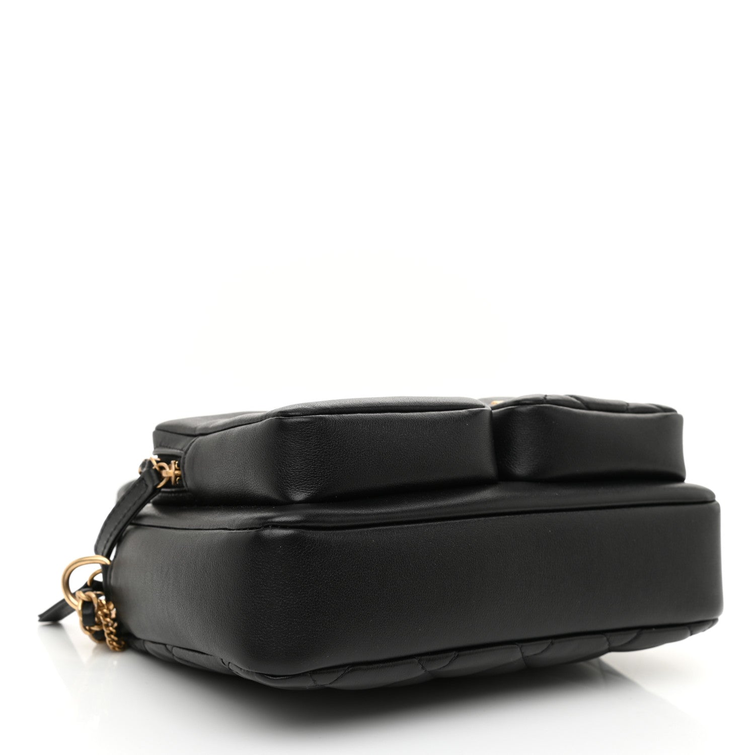 Chanel Calfskin Quilted Small Camera Case Black 4 of 11