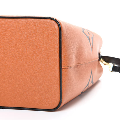 Louis Vuitton Empreinte Monogram Giant Crafty Neonoe MM Caramel Black 11 of 11