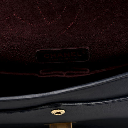 Chanel Calfskin Nude 2.55 Reissue 225 Flap Blue 6 of 10