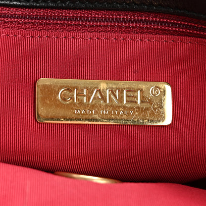 Chanel Goatskin Quilted Medium Chanel 19 Flap Black 6 of 15