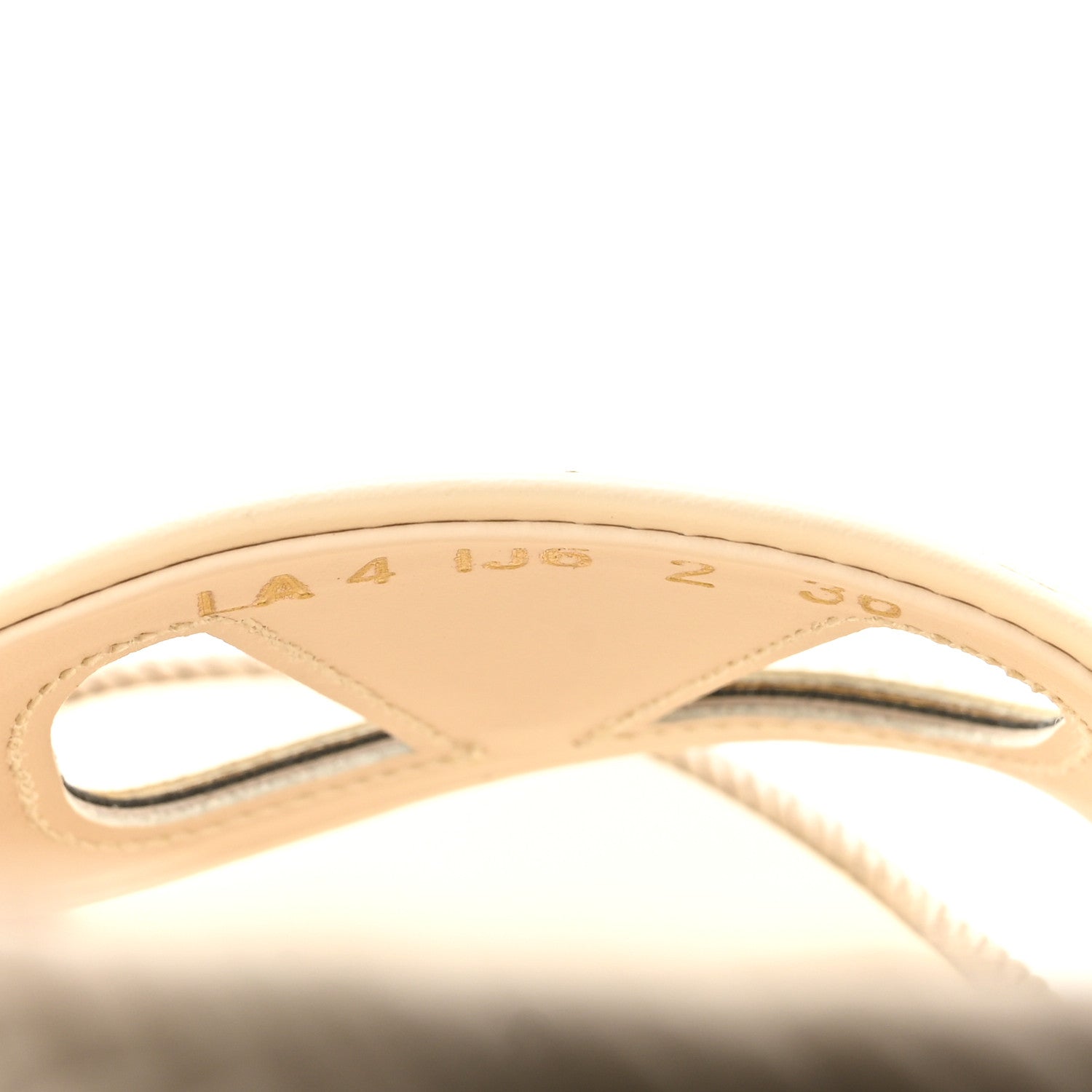 Valentino Garavani Nappa VLogo Torchon 130mm Platform Wedge Sandals 36 Ivory 9 of 9
