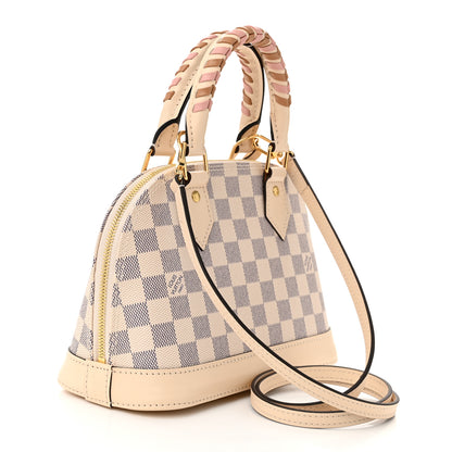 Louis Vuitton Damier Azur Braided Alma BB 3 of 9