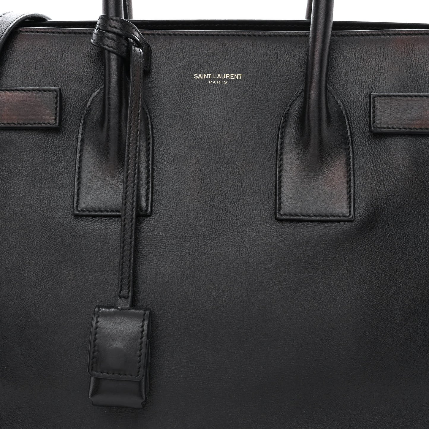 Calfskin Large Sac De Jour Carryall Black