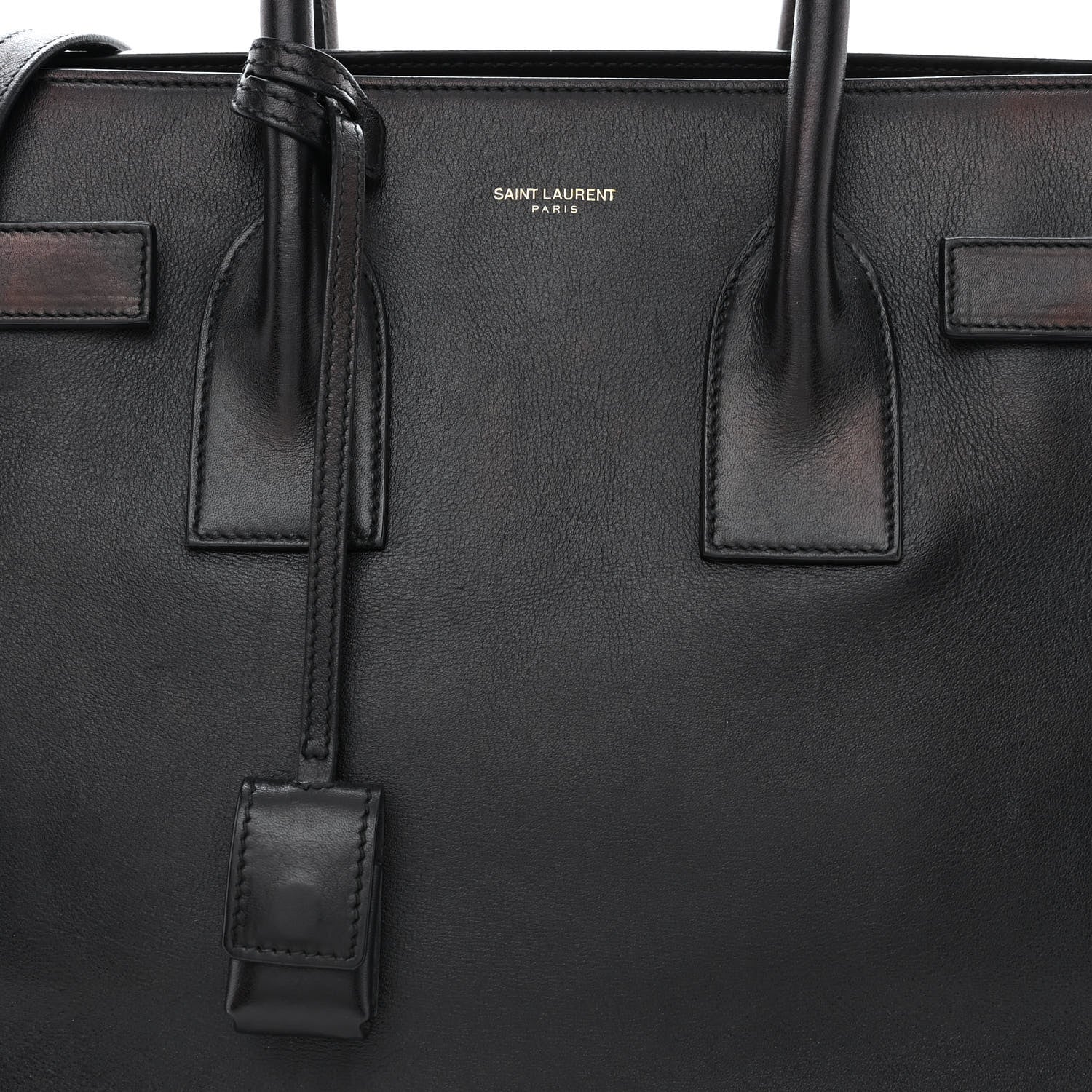 Saint Laurent Calfskin Large Sac De Jour Carryall Black 9 of 12