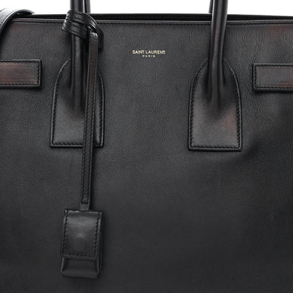 Saint Laurent Calfskin Large Sac De Jour Carryall Black 9 of 12