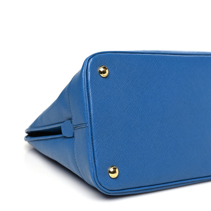 Prada Saffiano Lux Medium Promenade Tote Cobalto 10 of 11
