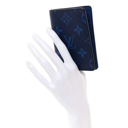 Louis Vuitton Taigarama Pocket Organizer NM Cobalt 2 of 7