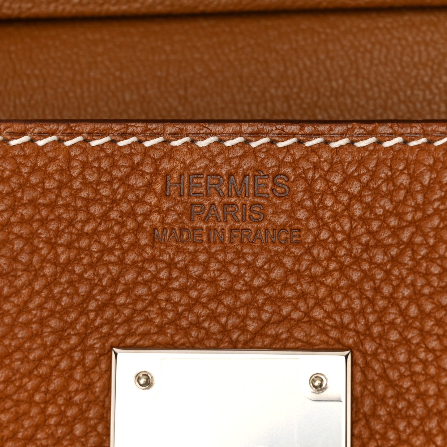 Natural Barenia Faubourg Birkin 30 Fauve