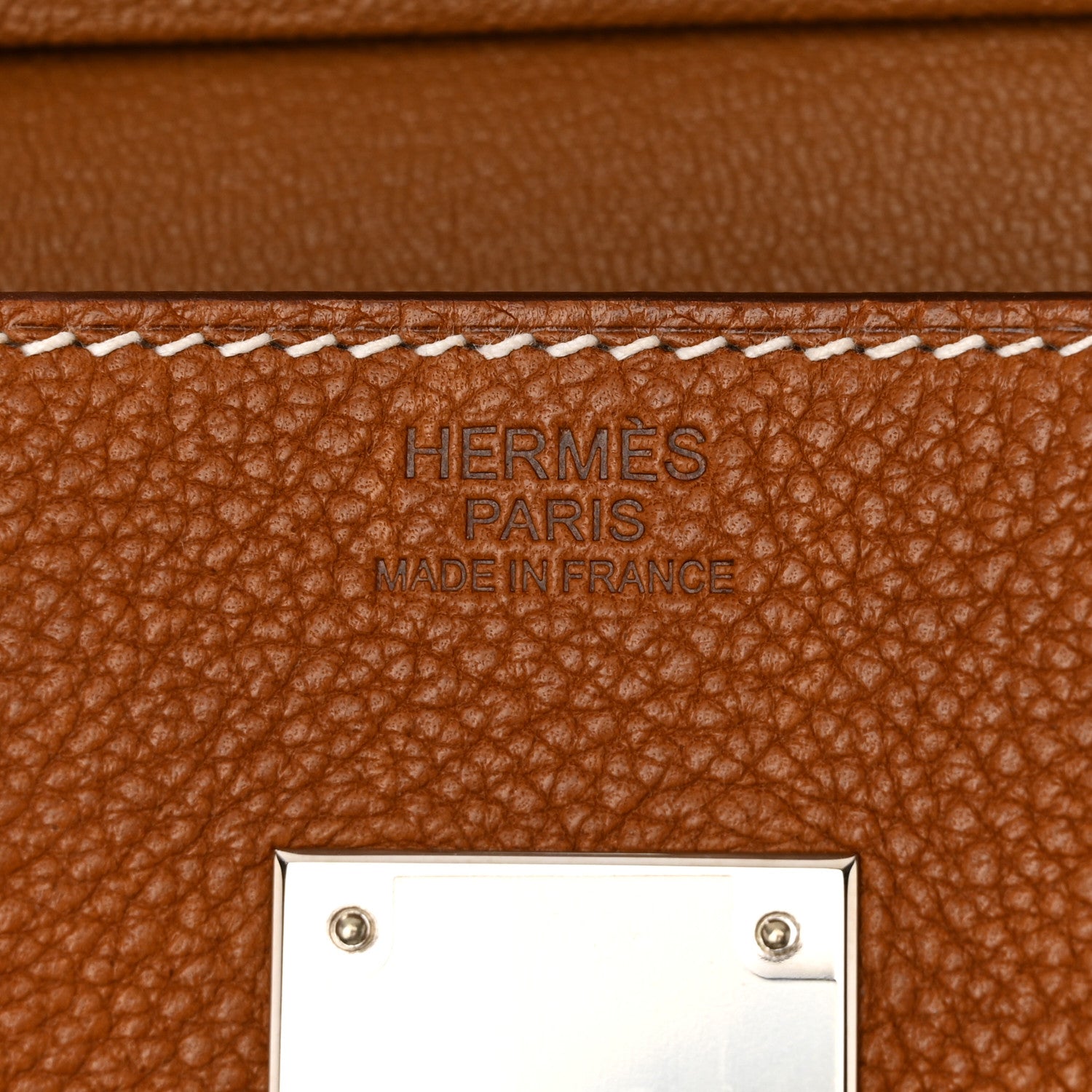 Hermes Natural Barenia Faubourg Birkin 30 Fauve 6 of 15