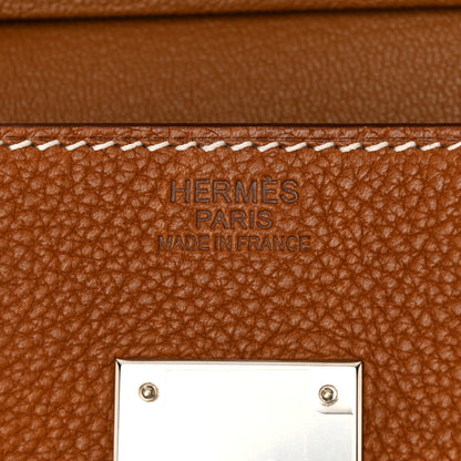 Hermes Natural Barenia Faubourg Birkin 30 Fauve 6 of 15