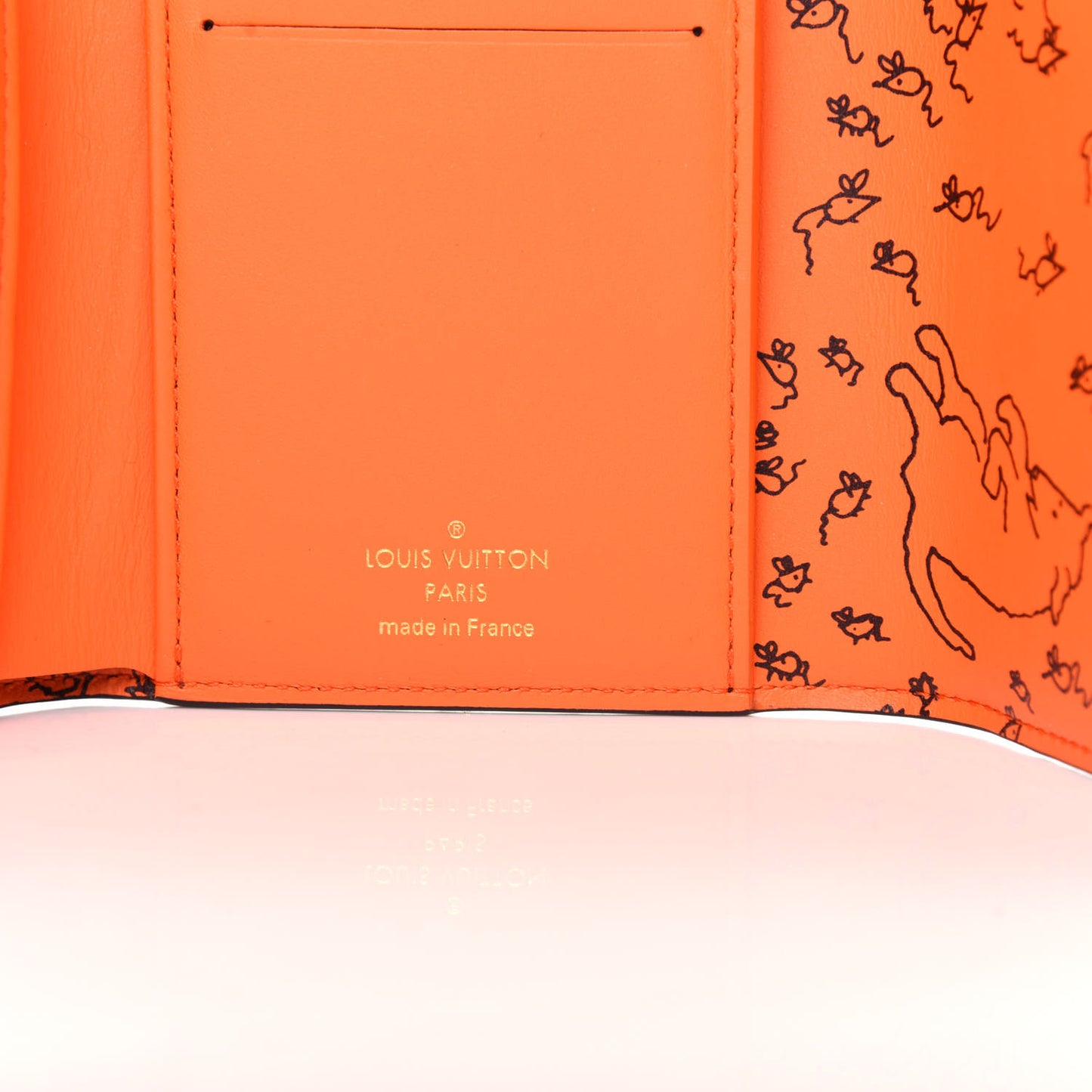 Catogram Twist Compact Wallet Marron