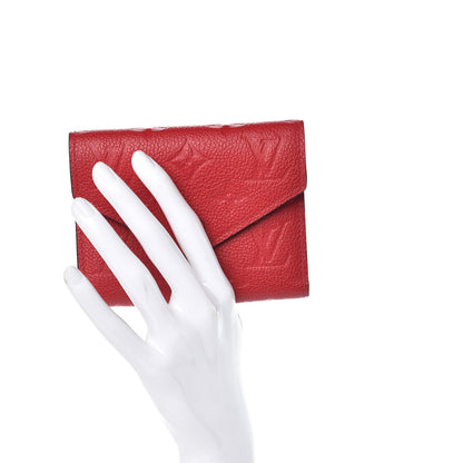 Louis Vuitton Empreinte Victorine Wallet Cherry 2 of 7