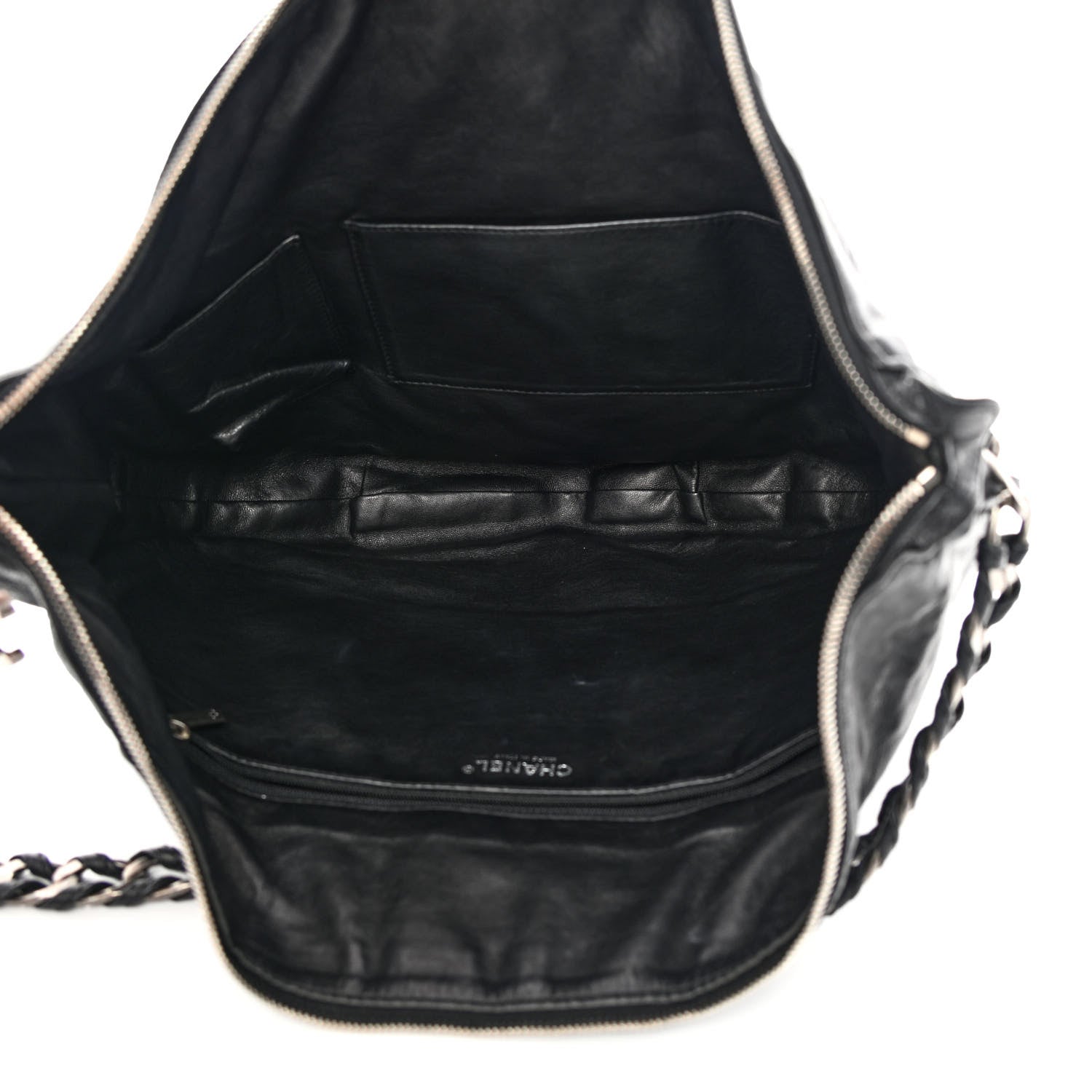 Chanel Calfskin Modern Chain Hobo Black 5 of 12