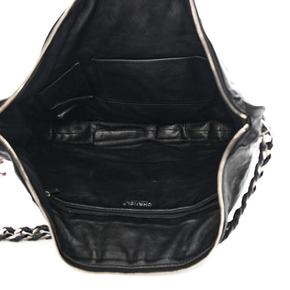 Chanel Calfskin Modern Chain Hobo Black 5 of 12