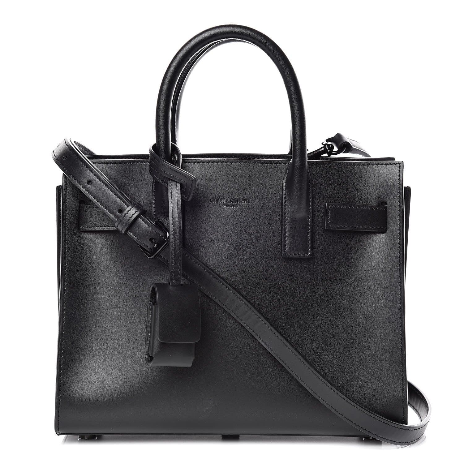 Saint Laurent Calfskin Nano Sac de Jour Black 1 of 11