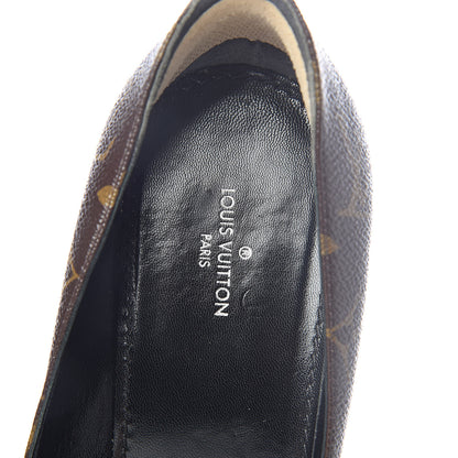 Louis Vuitton Monogram Cherie Pumps 38.5 Black 5 of 7