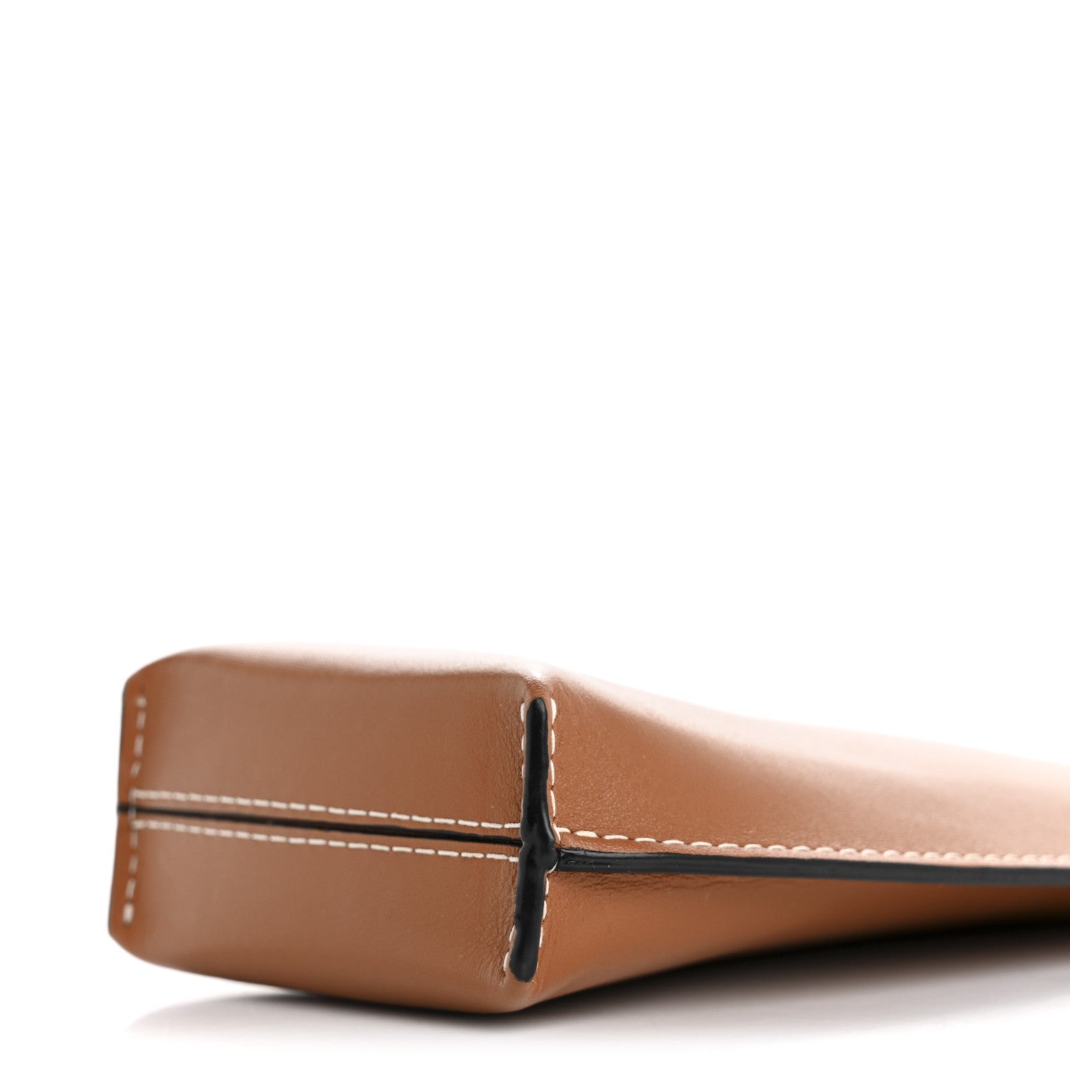 Loewe Smooth Calfskin Anagram Phone Pouch Tan 10 of 12