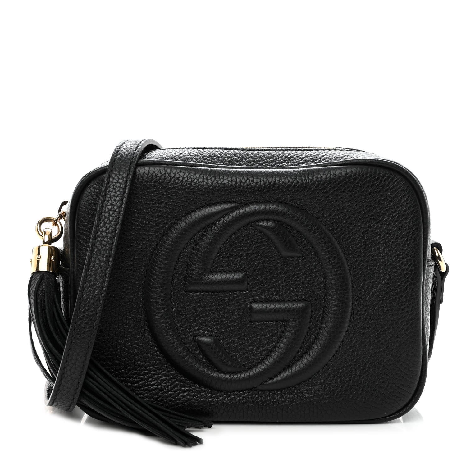 Gucci Pebbled Calfskin Small Soho Disco Bag Black 1 of 11