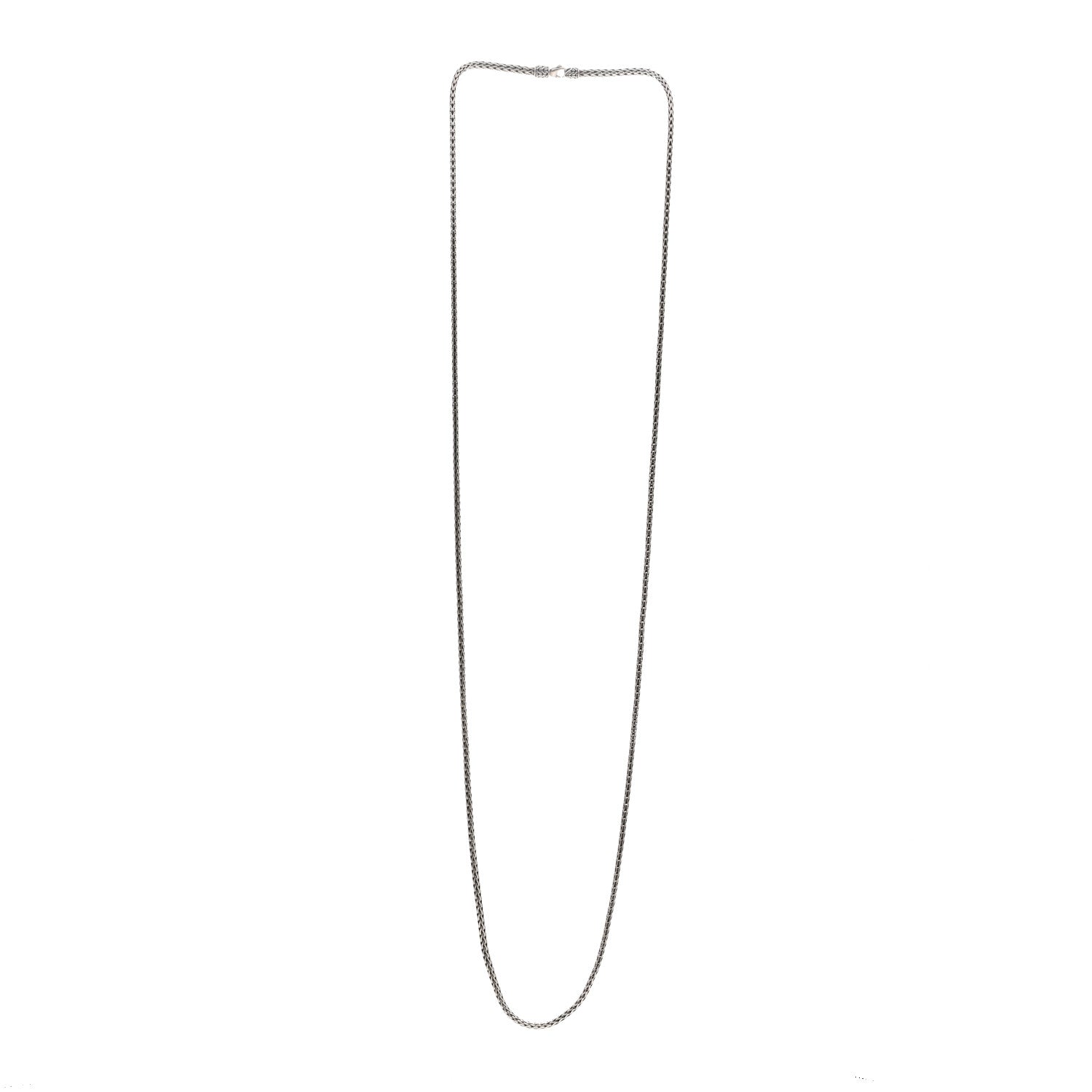 John Hardy Sterling Silver 3.5mm Classic Chain Necklace 36" 3 of 4