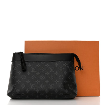 Louis Vuitton Monogram Eclipse Pochette Voyage Souple 8 of 8