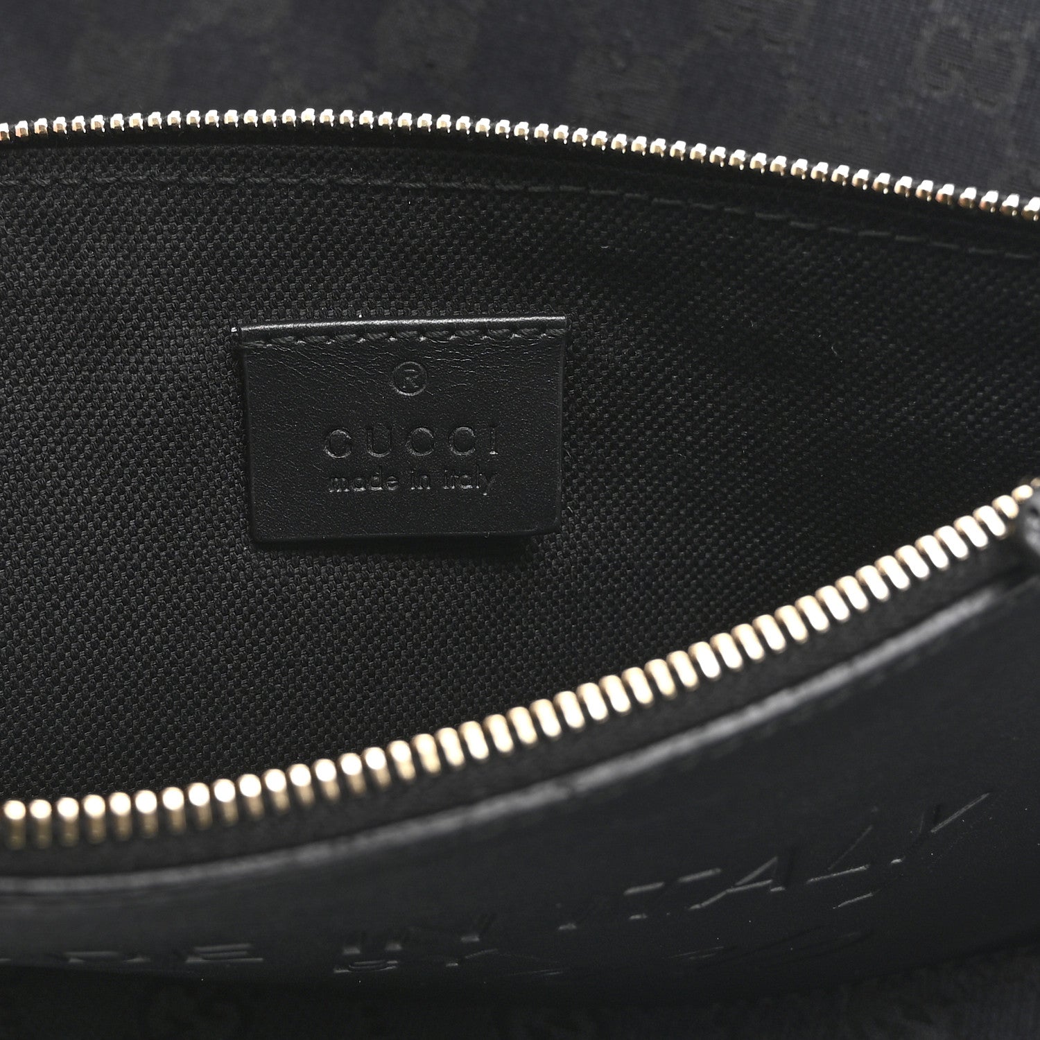 Gucci Monogram Medium Craft Tote Black 7 of 11