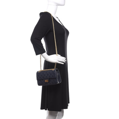 Chanel Aged Calfskin Quilted 2.55 Reissue Mini Flap Navy 2 of 11