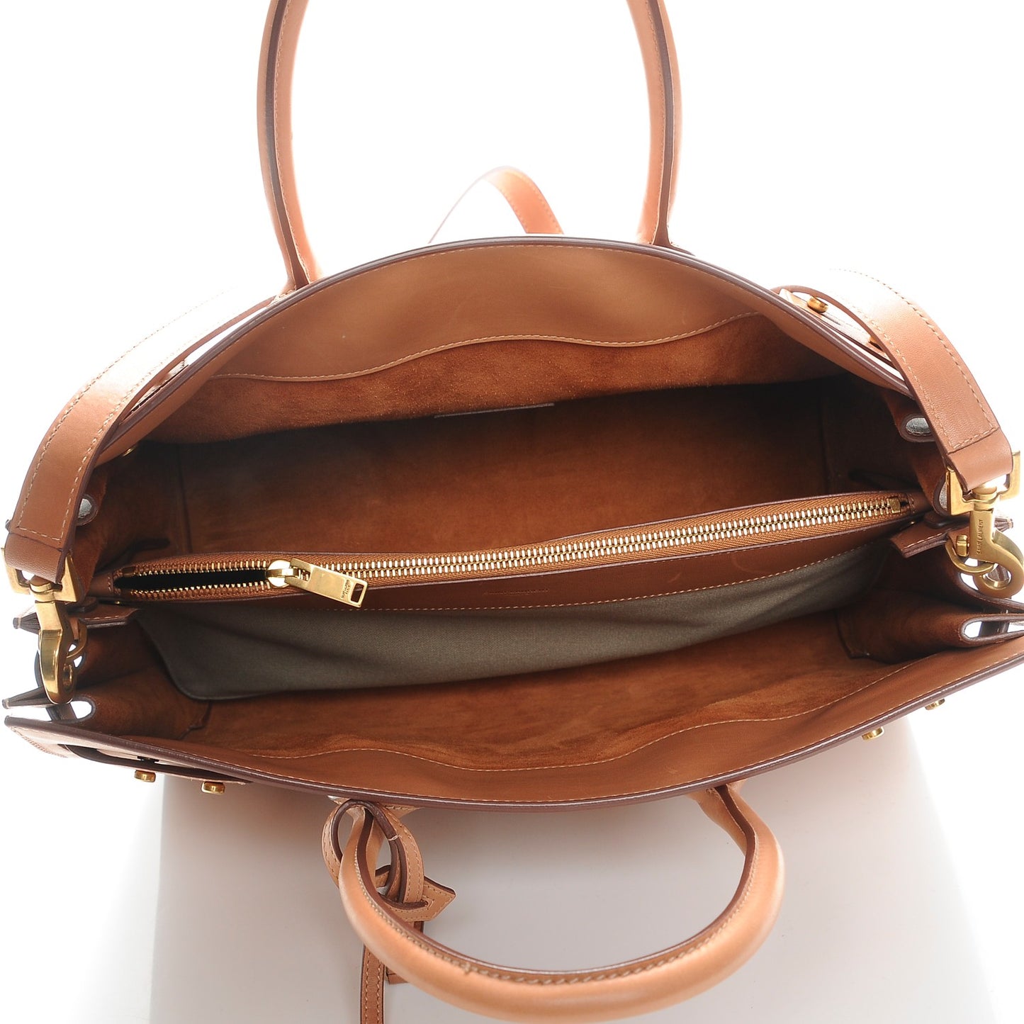 Smooth Calfskin Medium Supple Sac De Jour Brown