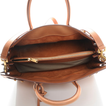 Saint Laurent Smooth Calfskin Medium Supple Sac De Jour Brown 6 of 9