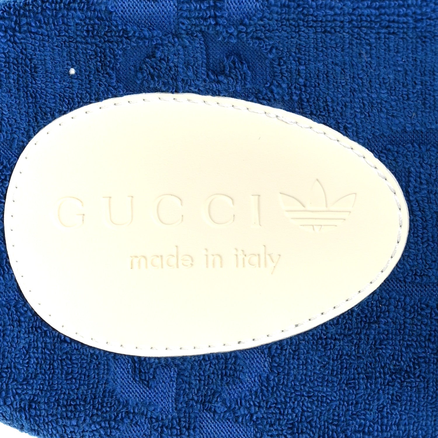 Gucci X ADIDAS Terry Cloth GG Monogram Mens Platform Sandals 11