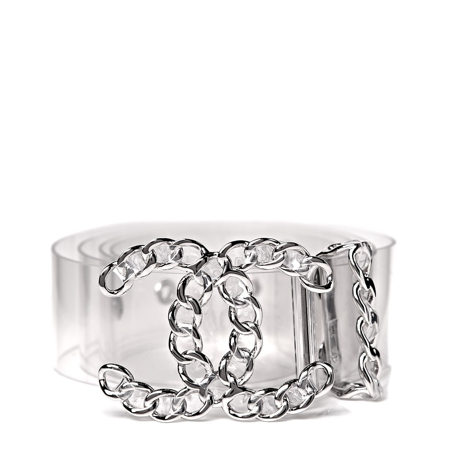 Chanel PVC Chain CC Belt 85 Transparent 1 of 6