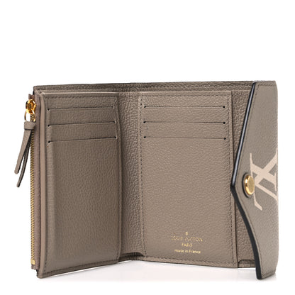 Louis Vuitton Empreinte Monogram Giant Victorine Wallet Tourterelle Creme 5 of 7