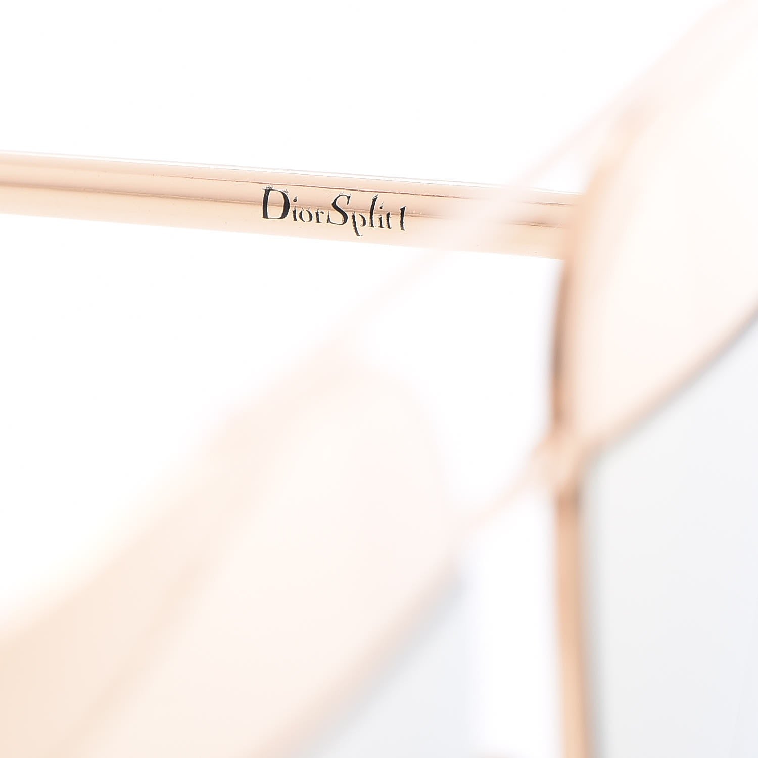 Christian Dior Split 1 Aviator Sunglasses Gold 7 of 8