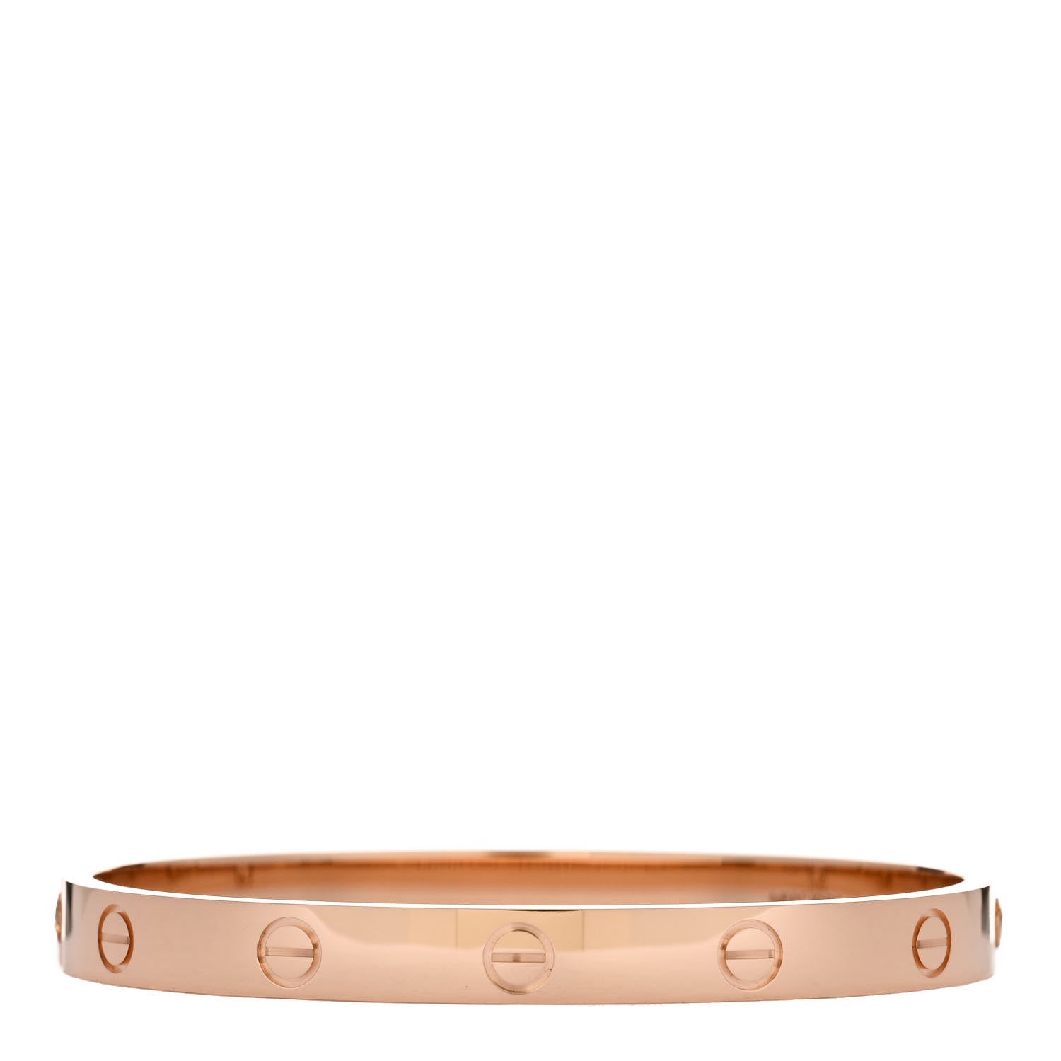 Cartier 18K Pink Gold LOVE Bracelet 17 2 of 6