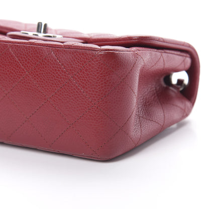 Chanel Caviar Quilted Mini Square Flap Red 10 of 10
