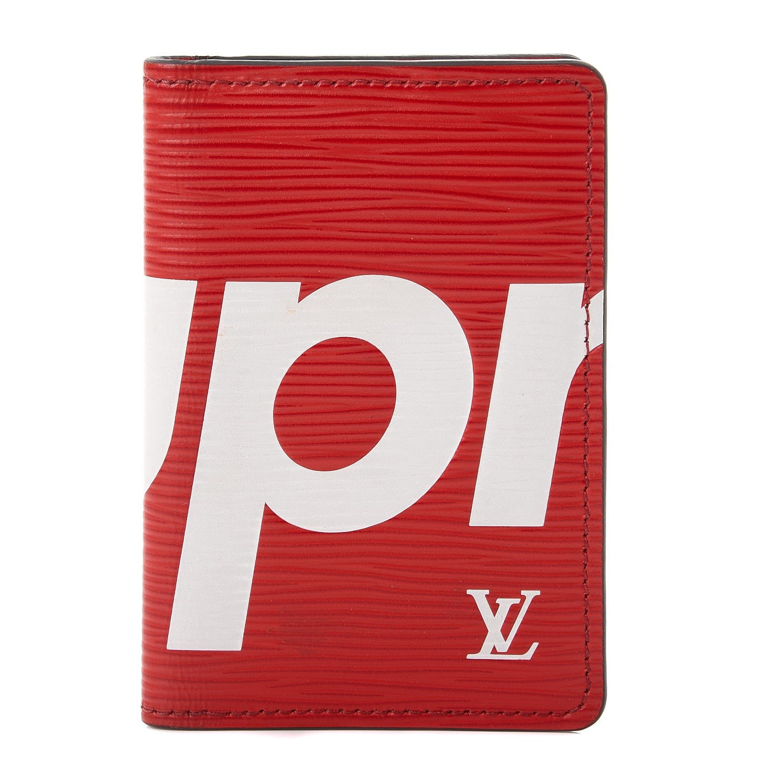 Louis Vuitton X SUPREME Epi Pocket Organizer Red 1 of 8