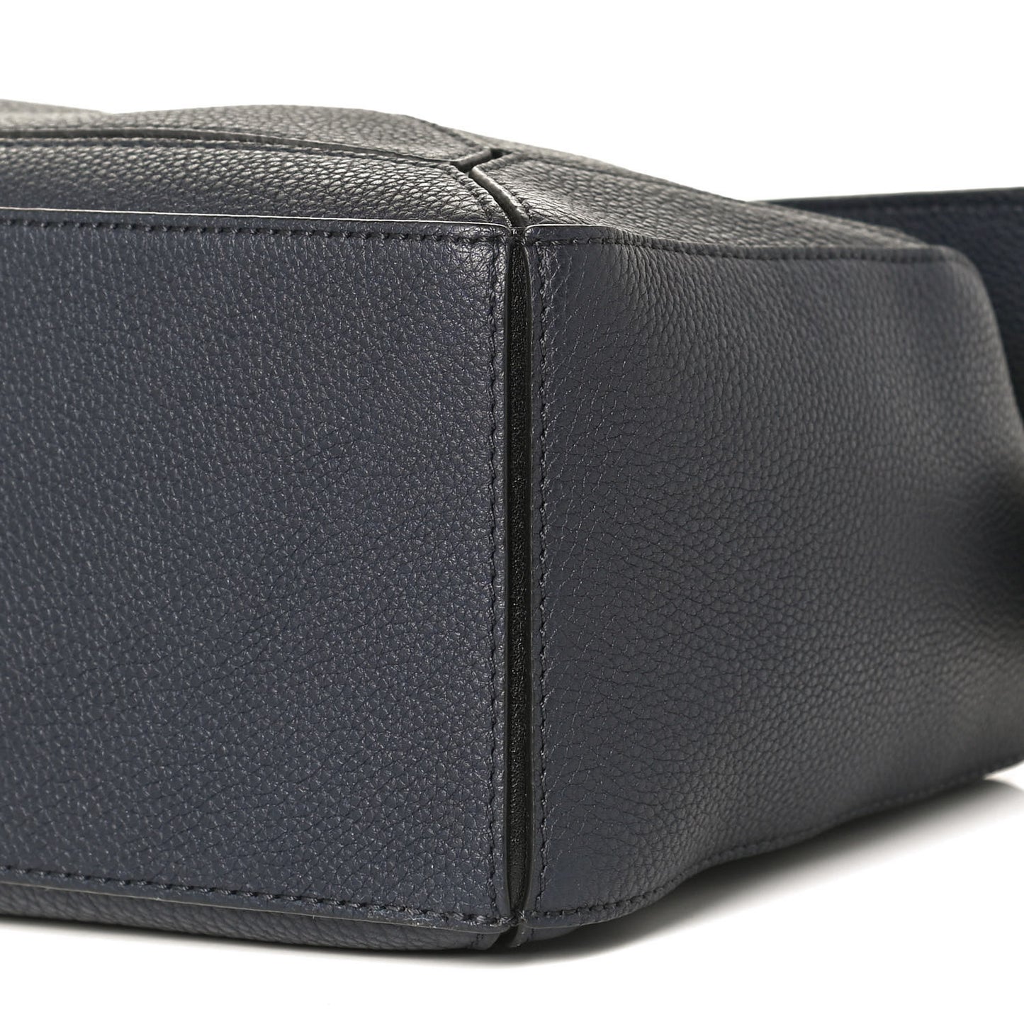 Calfskin Small Puzzle Bag Midnight Blue Black