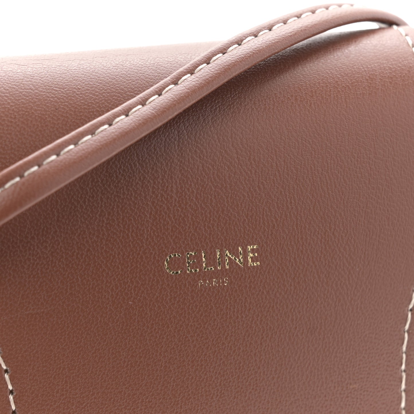 Smooth Calfskin Sunglasses Pouch Tan