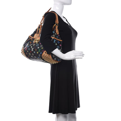Louis Vuitton Monogram Multicolor Chrissie Black 2 of 14